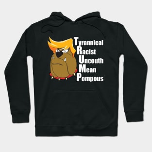 Funny Anti Trump Political Cartoon Hoodie